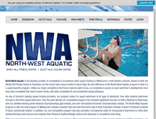 Tablet Screenshot of northwestaquatic.com.au